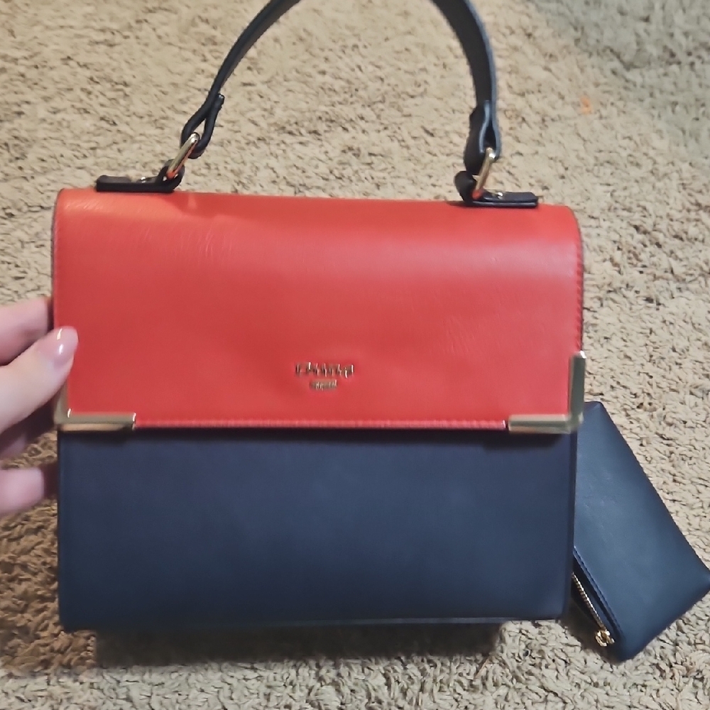 Dune London Red and Black Satchel - Picture 4 of 8